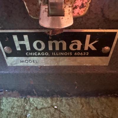 Vintage Homak toolbox with tools