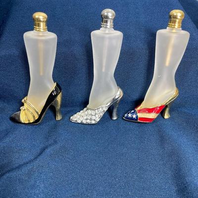 Set of 3 Miniature Shoe Perfume Bottles