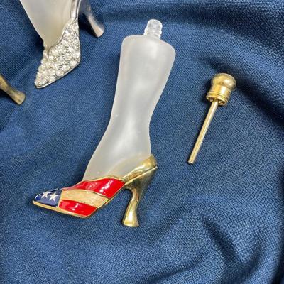 Set of 3 Miniature Shoe Perfume Bottles