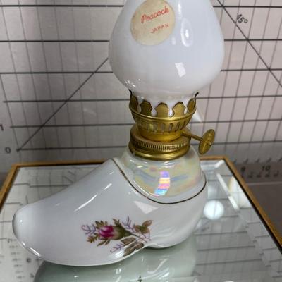 Set of 2 Vintage Oil Lamp Shoes
