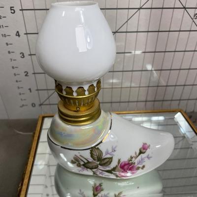 Set of 2 Vintage Oil Lamp Shoes