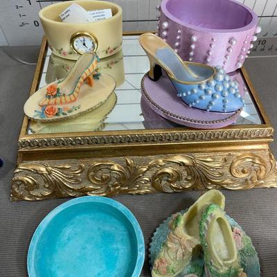 3 Shoe Trinket Boxes