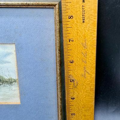 Vintage Original Nancy Tuttle May Signed Watercolor