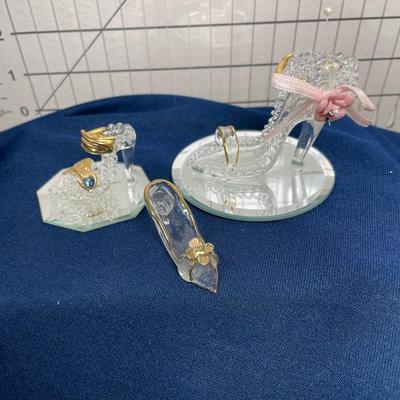 Misc Glass and Acrylic Shoes
