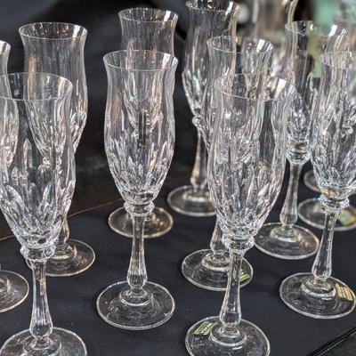 Mikasa Normandy Champagne Flutes - Lot of 14