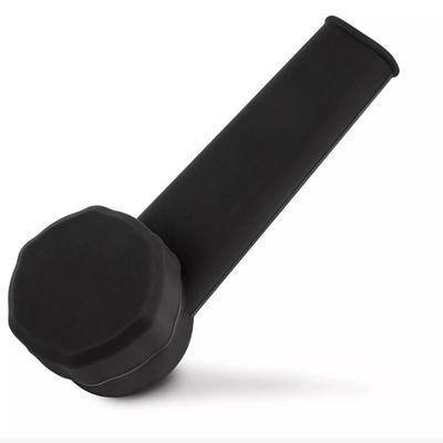 Black Silicone Pipe w/Lid, Stainless Steel Screen & Carrying Bag