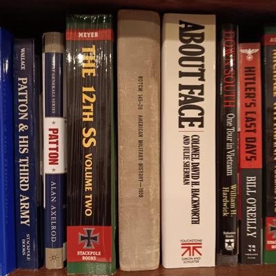 MAINLY BOOKS WITH MILITARY & WAR SUBJECT