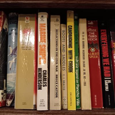 MAINLY BOOKS WITH MILITARY & WAR SUBJECT