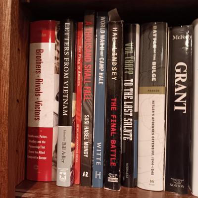 MAINLY BOOKS WITH MILITARY & WAR SUBJECT