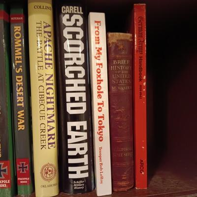 MAINLY BOOKS WITH MILITARY & WAR SUBJECT
