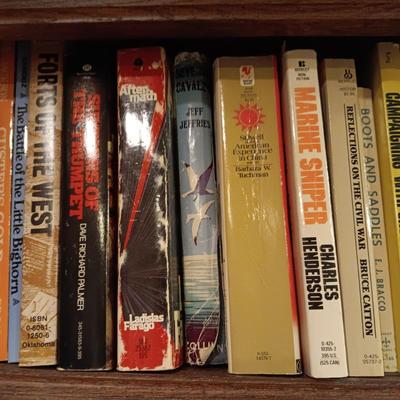 MAINLY BOOKS WITH MILITARY & WAR SUBJECT