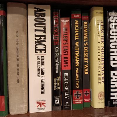 MAINLY BOOKS WITH MILITARY & WAR SUBJECT