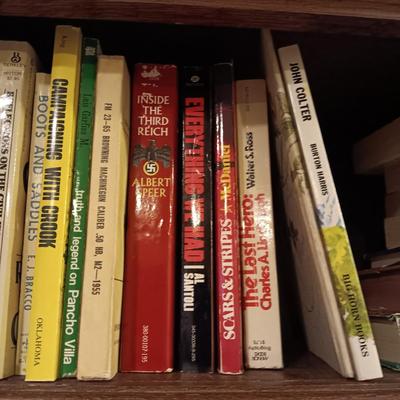MAINLY BOOKS WITH MILITARY & WAR SUBJECT