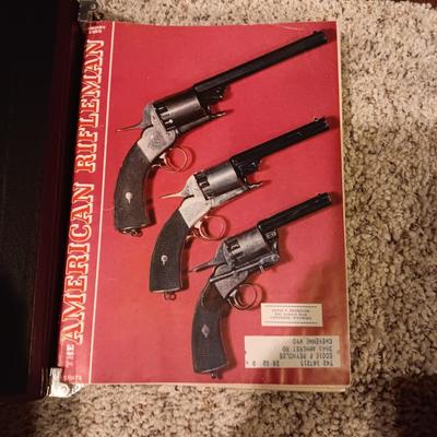 '58, '59 & '61 "THE AMERICAN RIFLEMAN" MONTHLY MAGAZINE IN A NICE BINDER