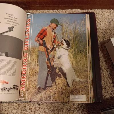 '58, '59 & '61 "THE AMERICAN RIFLEMAN" MONTHLY MAGAZINE IN A NICE BINDER