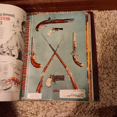 '58, '59 & '61 "THE AMERICAN RIFLEMAN" MONTHLY MAGAZINE IN A NICE BINDER