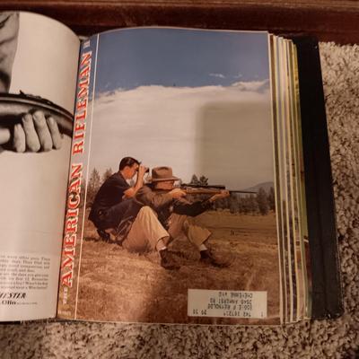 '58, '59 & '61 "THE AMERICAN RIFLEMAN" MONTHLY MAGAZINE IN A NICE BINDER