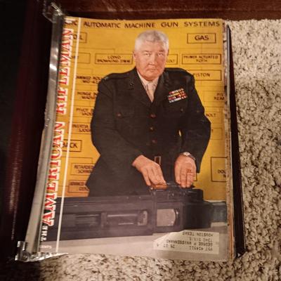 '58, '59 & '61 "THE AMERICAN RIFLEMAN" MONTHLY MAGAZINE IN A NICE BINDER