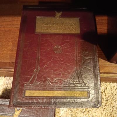 '60, '62, '63 & '64 "THE AMERICAN RIFLEMAN" MONTHLY MAGAZINE IN NICE BINDERS