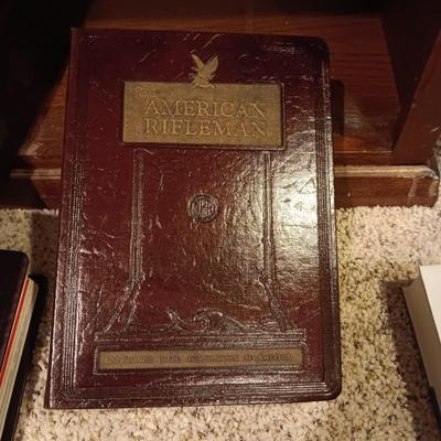 '60, '62, '63 & '64 "THE AMERICAN RIFLEMAN" MONTHLY MAGAZINE IN NICE BINDERS
