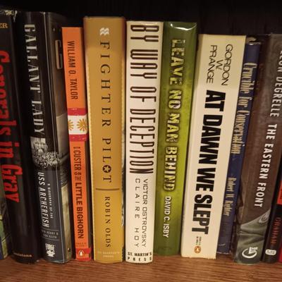 MAINLY BOOKS ON MILITARY AND WAR