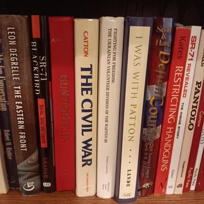 MAINLY BOOKS ON MILITARY AND WAR