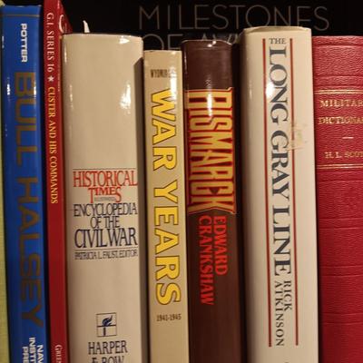 MAINLY BOOKS ON MILITARY AND WARS