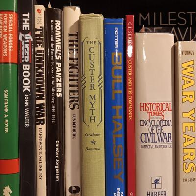 MAINLY BOOKS ON MILITARY AND WARS