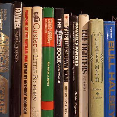 MAINLY BOOKS ON MILITARY AND WARS