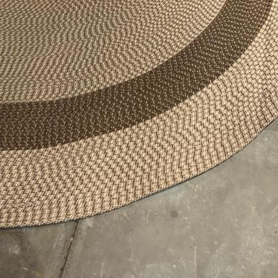 LARGE, CLEAN BRAIDED AREA RUG