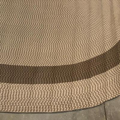 LARGE, CLEAN BRAIDED AREA RUG