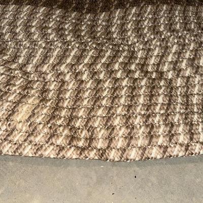 LARGE, CLEAN BRAIDED AREA RUG
