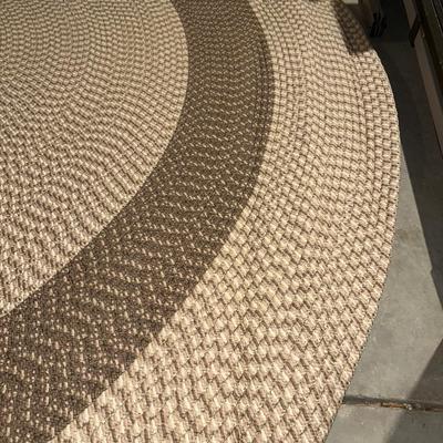 LARGE, CLEAN BRAIDED AREA RUG