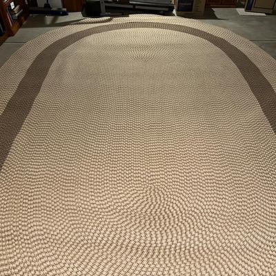 LARGE, CLEAN BRAIDED AREA RUG