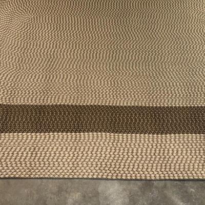LARGE, CLEAN BRAIDED AREA RUG