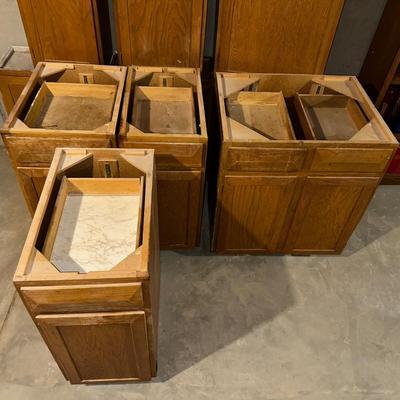 COMPLETE SET OF KITCHEN CABINETS