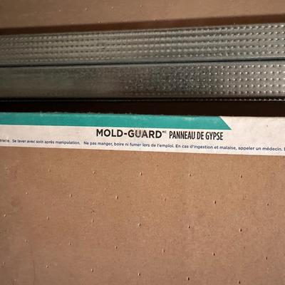 3 FULL SHEETS OF GREEN BOARD SHEETROCK W/MOLD GUARD