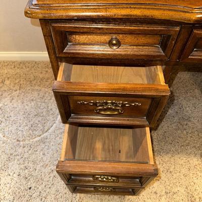 A SMALLER SIZED ROLL TOP DESK
