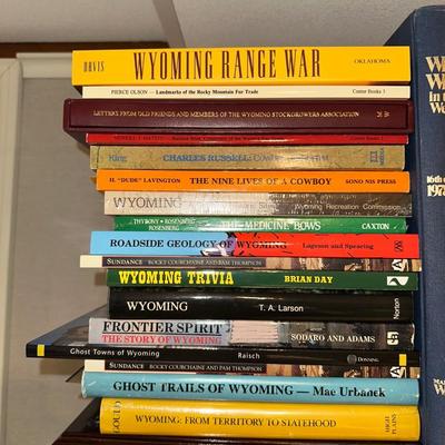 MAINLY BOOKS ABOUT WYOMING