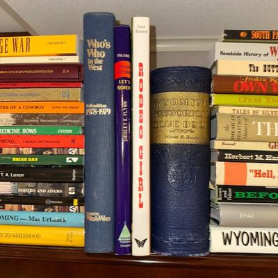 MAINLY BOOKS ABOUT WYOMING