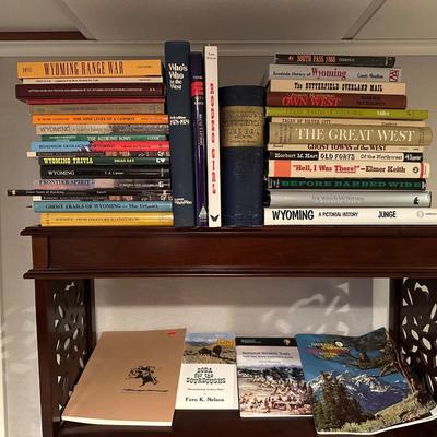 MAINLY BOOKS ABOUT WYOMING