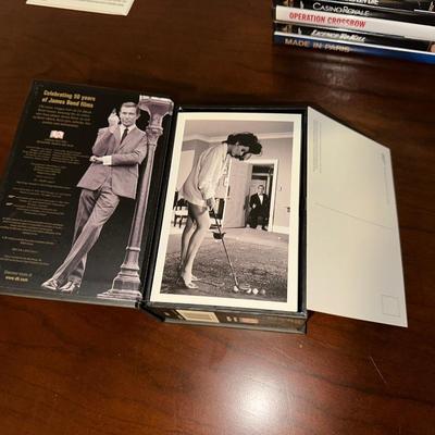 JAMES BOND MOVIES ON DVD AND COFFEE TABLE BOOKS