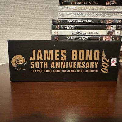 JAMES BOND MOVIES ON DVD AND COFFEE TABLE BOOKS