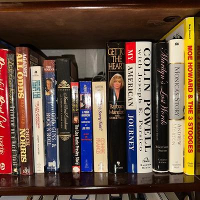 BOOKS ON VARIOUS CELEBRITIES, POLITICIANS, SINGERS AND MORE