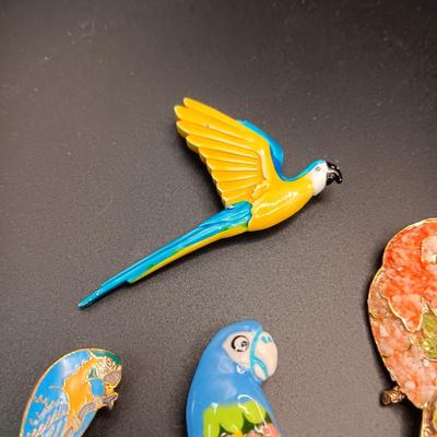 FOR THE BIRDS, BROOCHES AND PINS