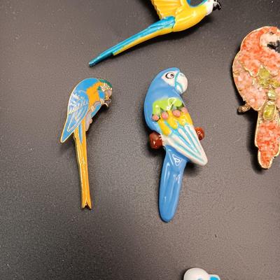 FOR THE BIRDS, BROOCHES AND PINS