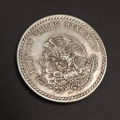 1948 FIVE PESOS SILVER (30 GRAMS) & 1943 FLORIN SILVER AUSTRALIA COIN