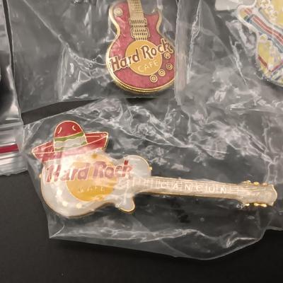 HARD ROCK CAFE PINS FROM VARIOUS PLACES