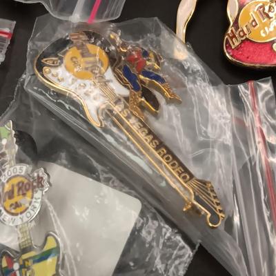 HARD ROCK CAFE PINS FROM VARIOUS PLACES