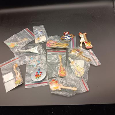 HARD ROCK CAFE PINS FROM VARIOUS PLACES
